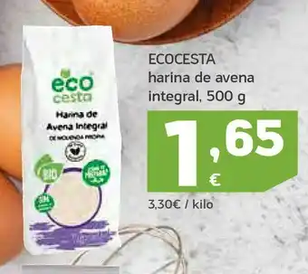 HiperDino Harina de avena integral ecocesta oferta