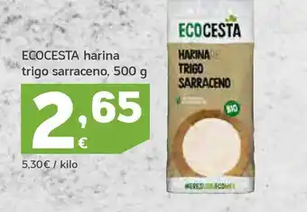 HiperDino Harina de trigo sarraceno ecocesta oferta