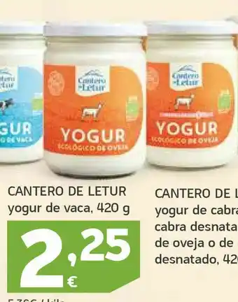 HiperDino Yogur de vaca cantero letur oferta
