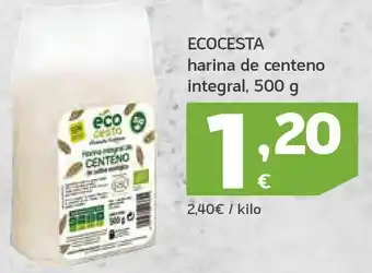 HiperDino Harina de centeno integral ecocesta oferta