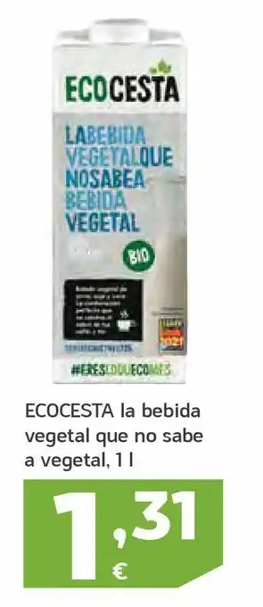 HiperDino Bebida vegetal que no sabe a vegetal ecocesta oferta