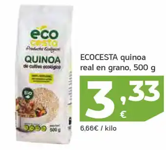 HiperDino Quinoa real en grano ecocesta oferta