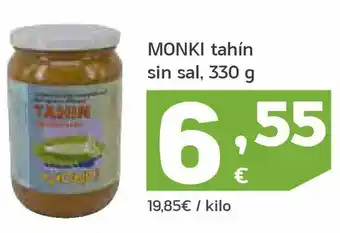 HiperDino Tahín sin sal monki oferta