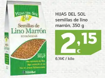 HiperDino Semillas de lino marrón hijas del sol oferta