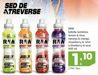 HiperDino Bebida isotónica raw oferta