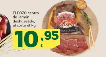 HiperDino Elpozo centro de jamón deshuesado, al corte el kg oferta