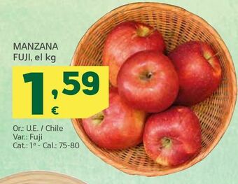 HiperDino Manzana fuji, el kg oferta