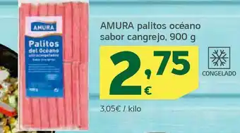 HiperDino Amura palitos océano sabor cangrejo, 900 g oferta