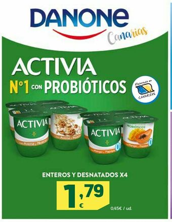 HiperDino Activia nº 1 con probióticos oferta