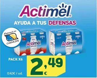 HiperDino Actimel oferta