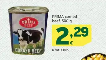 HiperDino Prima corned beef, 340 g oferta