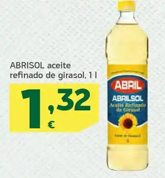 HiperDino Abrisol aceite refinado de girasol, 1 l oferta