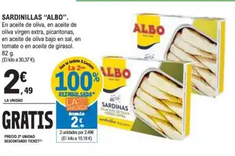 E.Leclerc SARDINILLAS "ALBO oferta