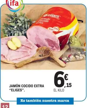 E.Leclerc JAMÓN COCIDO EXTRA oferta