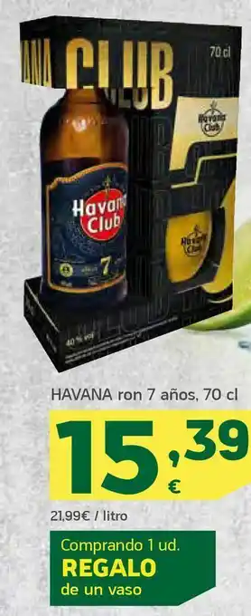 HiperDino Havana ron 7 años, 70 cl oferta