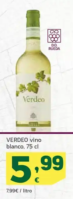 HiperDino Verdeo vino blanco, 75 cl oferta