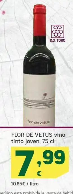 HiperDino Flor de vetus vino tinto joven, 75 cl oferta