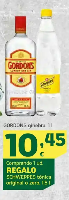 HiperDino Gordons ginebra, 1 l oferta