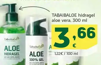 HiperDino Tabaibaloe hidragel aloe vera, 300 ml oferta