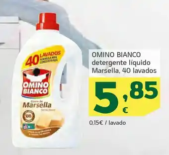 HiperDino Omino bianco detergente líquido marsella, 40 lavados oferta