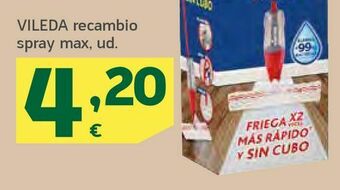 HiperDino Vileda recambio spray max, ud. oferta