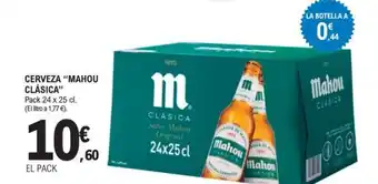 E.Leclerc CERVEZA "MAHOU CLÁSICA" oferta