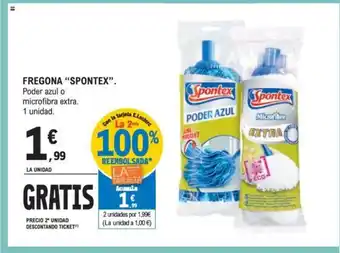 E.Leclerc FREGONA "SPONTEX". oferta