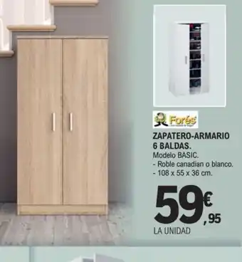 E.Leclerc Forés ZAPATERO-ARMARIO oferta