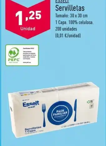 ALDI Servilletas oferta