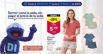 ALDI Pijama oferta