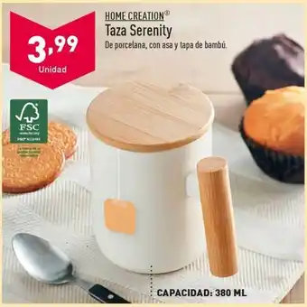 ALDI Taza Serenity oferta