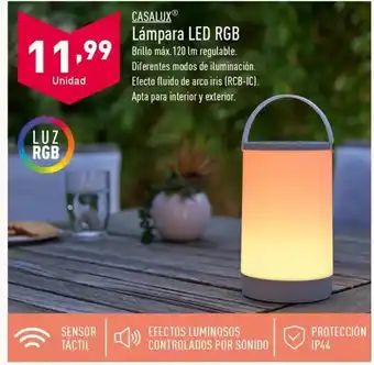 ALDI Lámpara LED RGB oferta