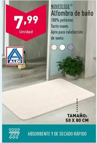 ALDI Alfombra de baño oferta