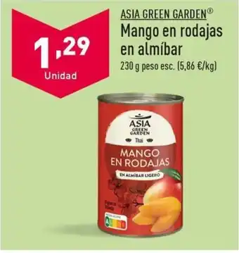 ALDI Mango en rodajas en almíbar oferta