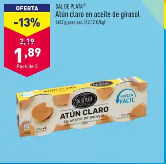 ALDI Atún claro en aceite de girasol oferta