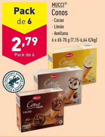 ALDI MUCCIⓇ Conos oferta