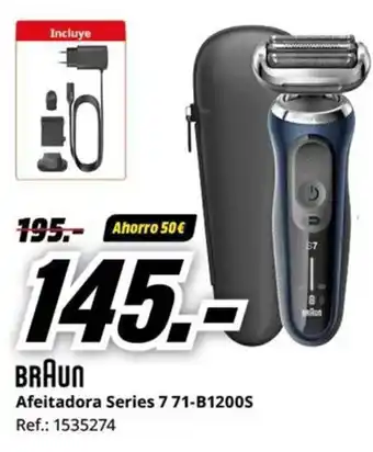 MediaMarkt Afeitadora Series 7 71-B1200S oferta