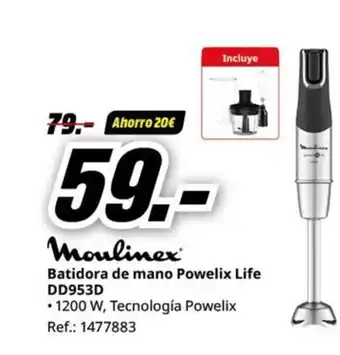 MediaMarkt Batidora de mano Powelix Life DD953D oferta