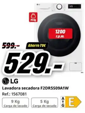 MediaMarkt Lavadora secadora F2DR5S09A1W oferta