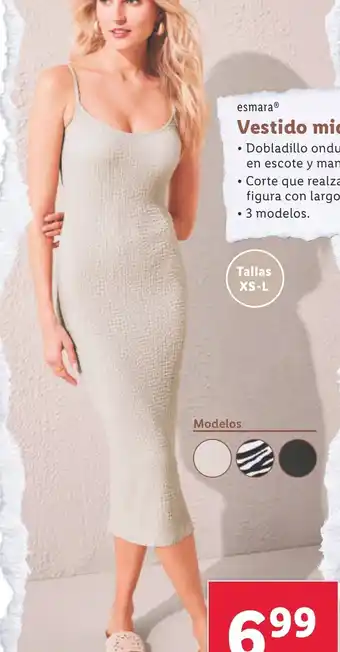 Lidl Vestido midi oferta