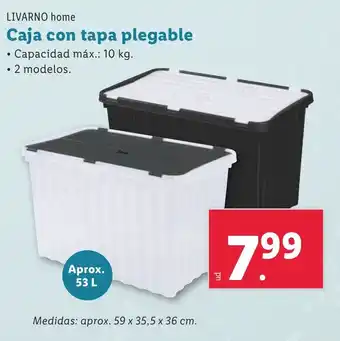 Lidl Caja con tapa plegable oferta