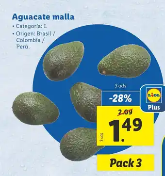 Lidl Aguacate malla oferta