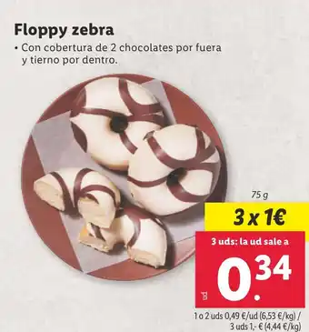 Lidl Floppy zebra oferta
