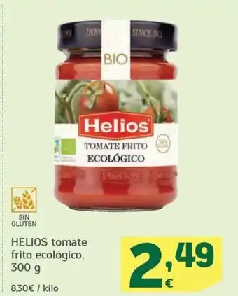 HiperDino HELIOS tomate frito ecológico, 300 g oferta