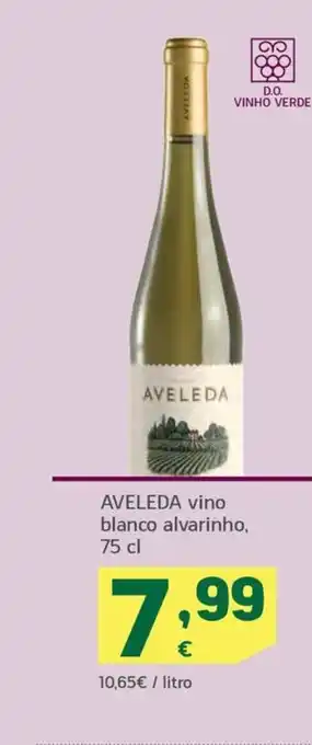 HiperDino AVELEDA vino blanco alvarinho, 75 cl oferta