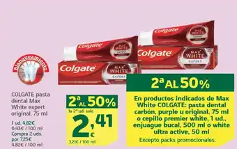 HiperDino COLGATE pasta dental Max White expert original, 75 ml oferta