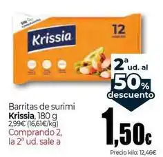 Unide Supermercados Krissia - barritas de surimi oferta