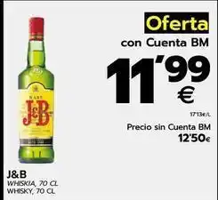 BM Supermercados J&b - whisky oferta