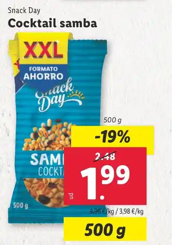 Lidl Snack Day Cocktail samba oferta