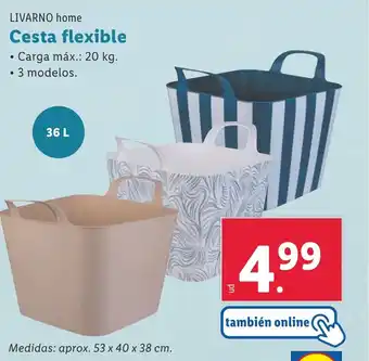 Lidl LIVARNO home Cesta flexible oferta